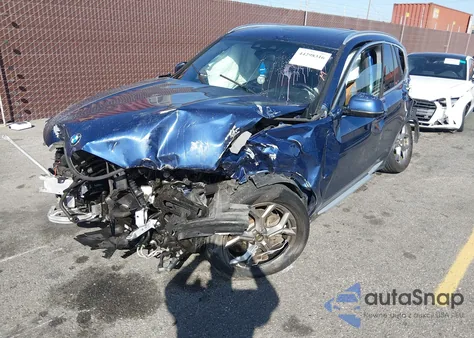 2020 BMW X3 Sdrive30I z USA, uszkodzony, nr VIN 5UXTY3C00LLU72820